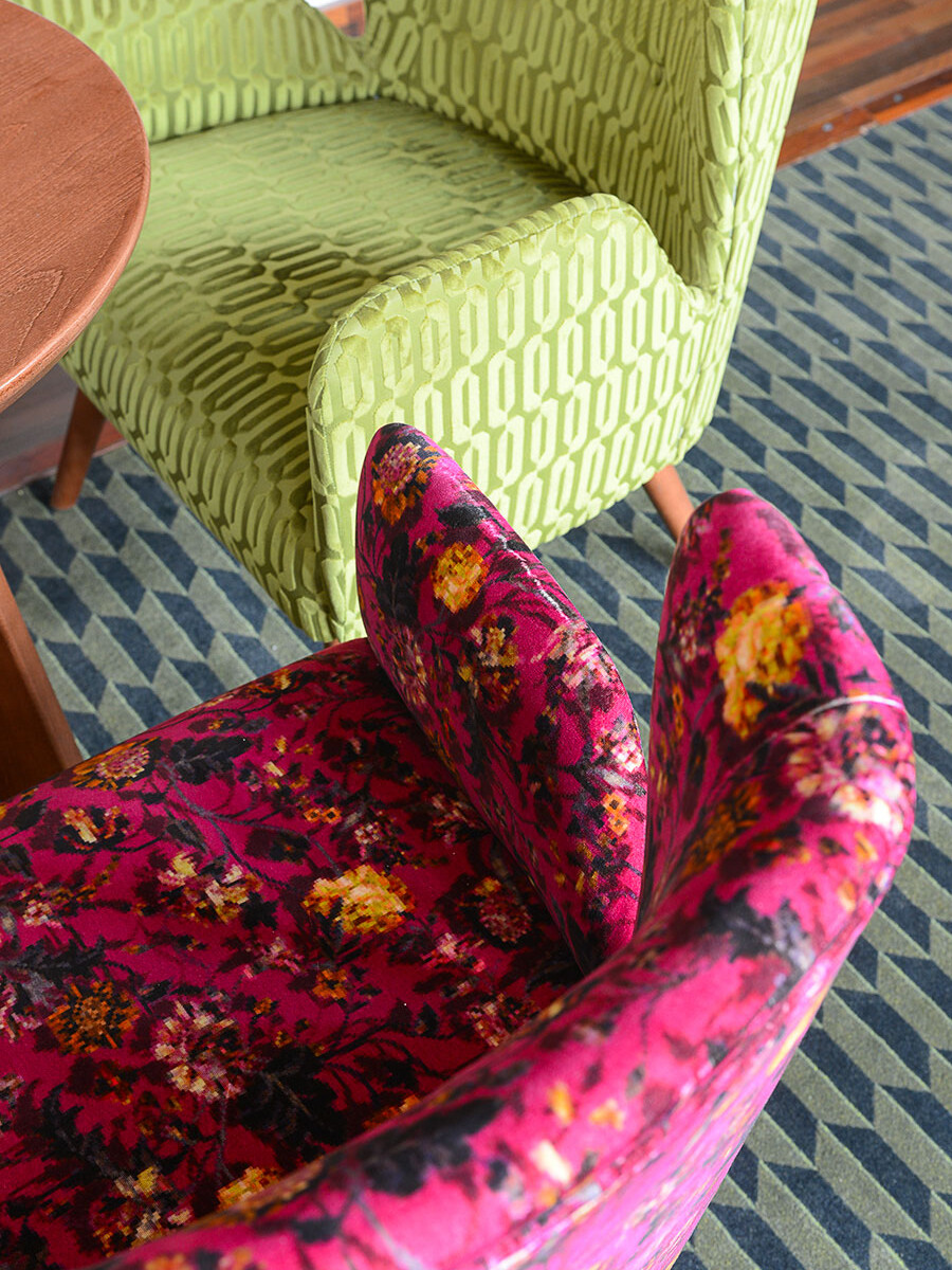 Mobilier façon vintage du Studio 16 à Orléans. Premier projet de décoration du Studio Emma Roux