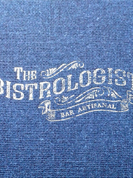 Le graphisme et l'identité visuelle ont été fait par le Studio Emma Roux pour le restaurant The Bistrologist de Paris. Graphisme inspiré d'un style vintage