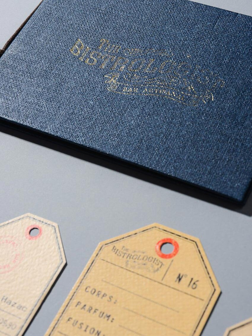 Le graphisme et l'identité visuelle ont été fait par le Studio Emma Roux pour le restaurant The Bistrologist de Paris. Graphisme inspiré d'un style vintage