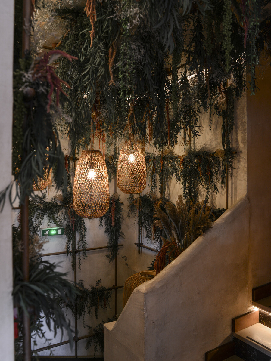 Le Studio Emma Roux en collaboration avec Christopher Matignon, a fait la décoration de Marie Belle, Boulevard de Bonnes Nouvelles à Paris.